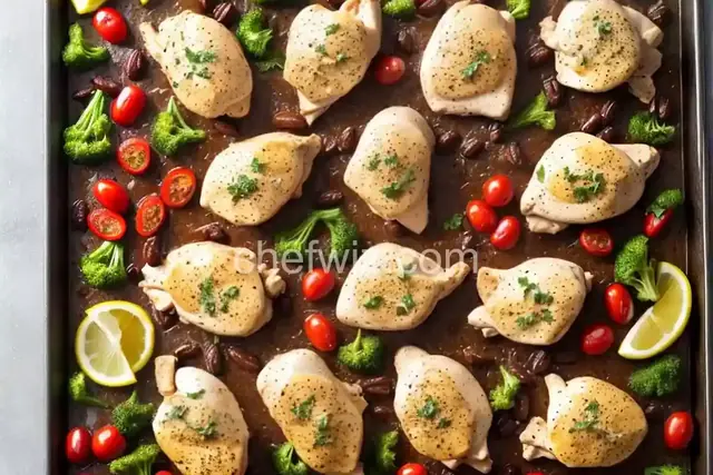 Easy Sheet Pan Greek Chicken
