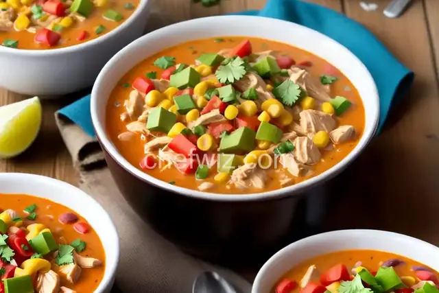Easy Slow Cooker Creamy Chicken Chili