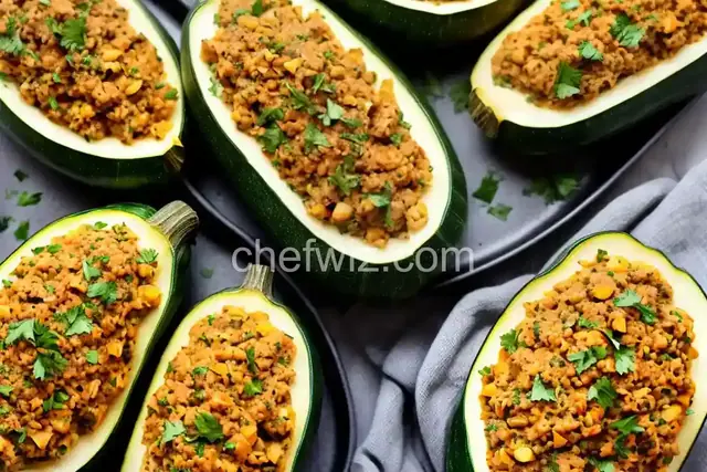 Easy Stuffed Zucchini