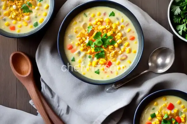 Easy Vegetarian Corn Chowder