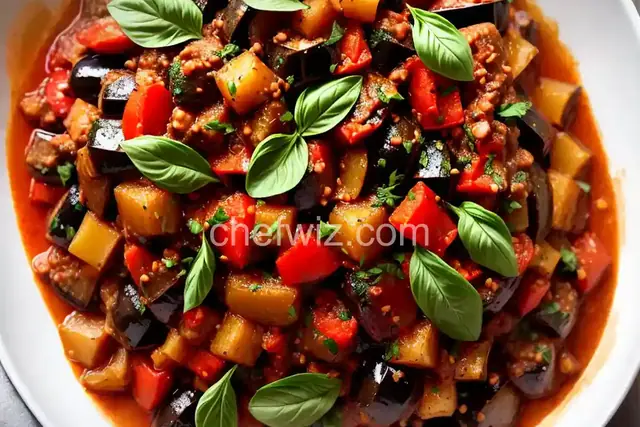 Eggplant Caponata (Sicilian Version)