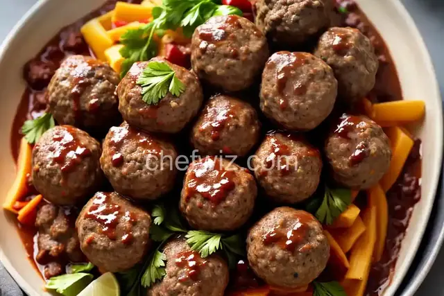 Fabienne's Bison Meatballs