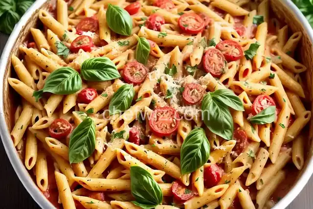 Fast Creamy Tomato Penne