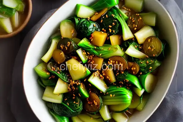 Fermented Bok Choy Pickles