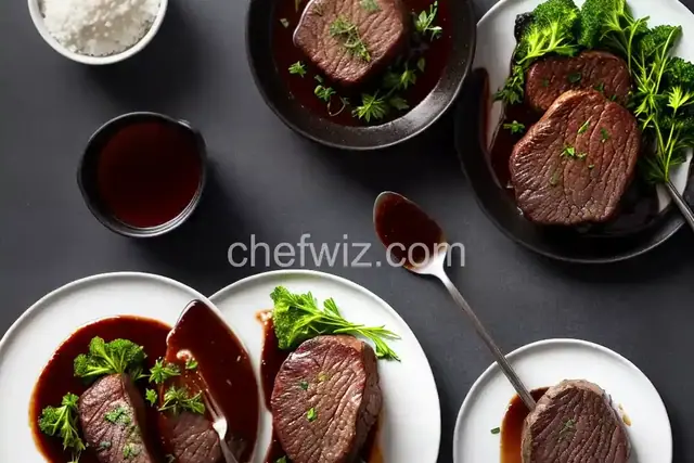 Filet Mignon with Rich Balsamic Glaze