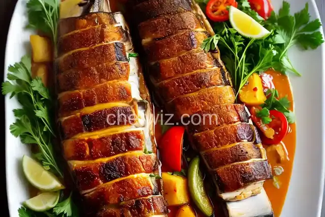 Filipino Baked Milkfish (Baked Bangus)