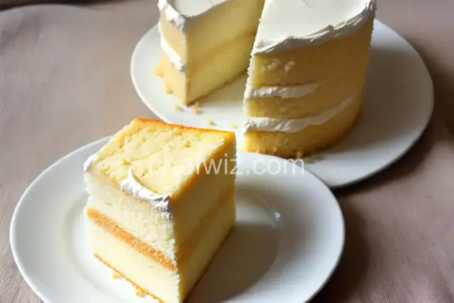 Four Ingredient White Cake