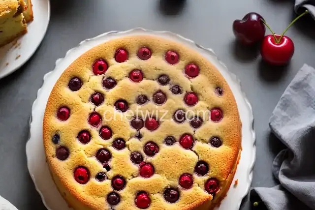 Fresh Cherry Cake