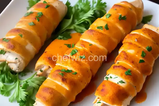 Garlic Cheese Chicken Rollups