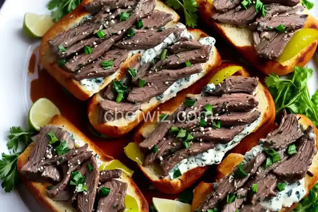 Garlicky Blue Cheese Steak
