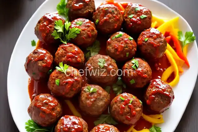 Giant Bacon-Wrapped Meatballs