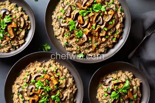 Gourmet Mushroom Risotto