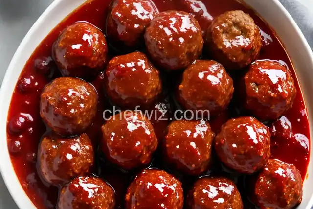 Grape Jelly Meatballs
