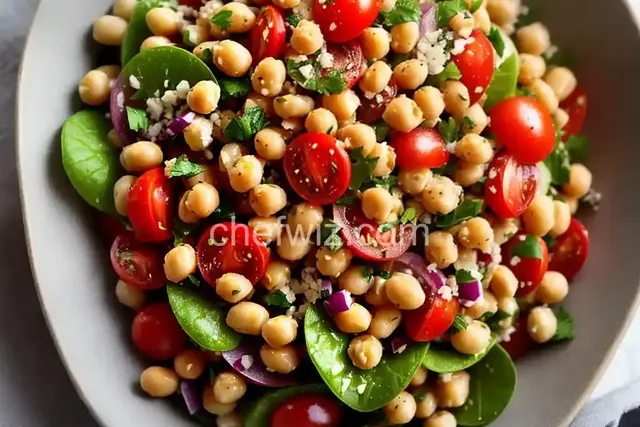 Greek Garbanzo Bean Salad