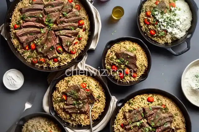 Greek Lamb and Orzo