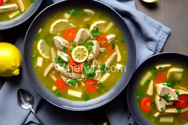 Greek Lemon Chicken Soup