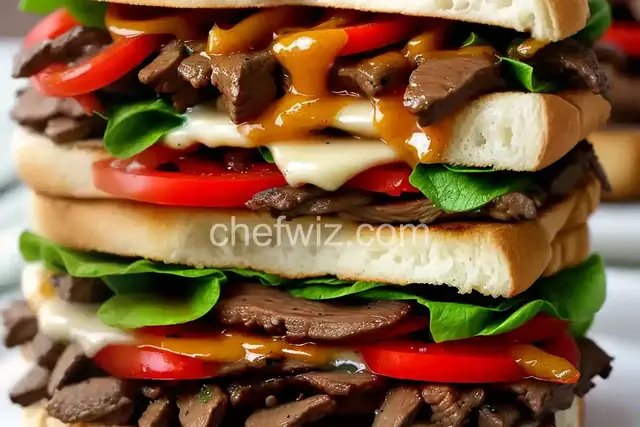 Griddle Style Philly Steak Sandwiches