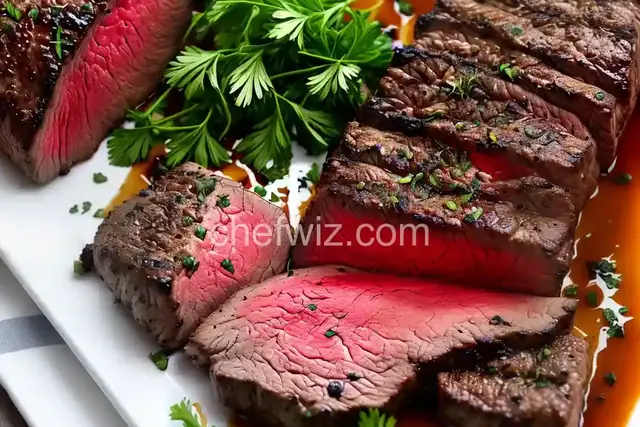 Grilled Beef Tenderloin with Herb-Garlic-Pepper Coating