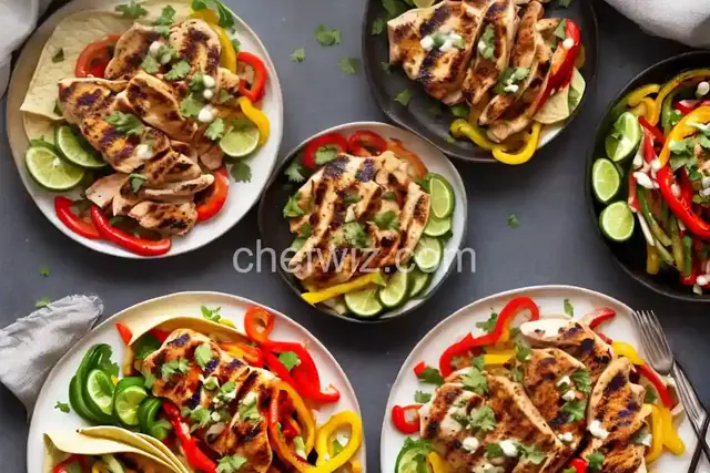 Grilled Chicken Fajitas