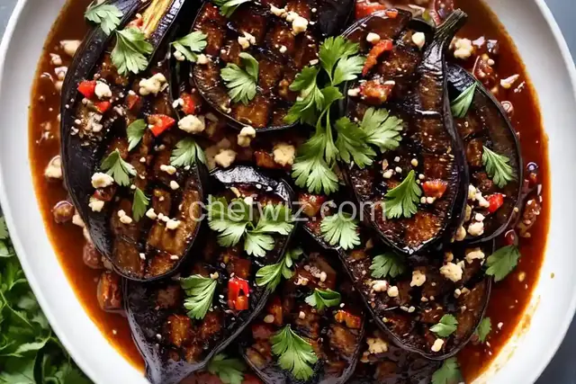 Grilled Eggplant with Balsamic Vinegar Relish