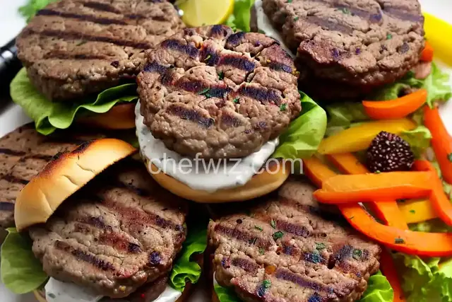 Grilled Lamb Burgers