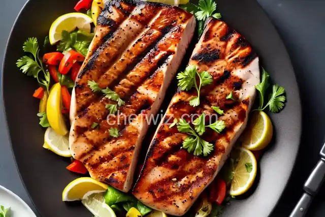 Grilled Marinated Swordfish