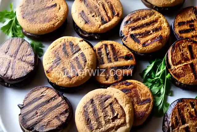 Grilled Mushroom Swiss Burgers