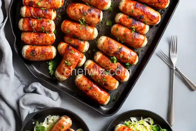 Grilled Sauerkraut-Stuffed Kielbasa