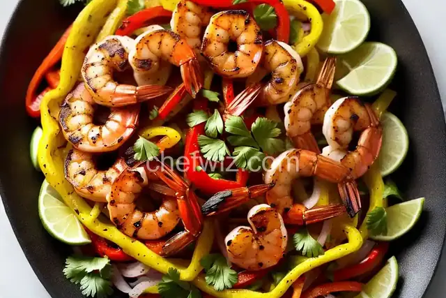 Grilled Shrimp Fajitas
