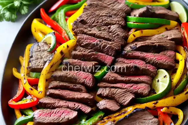 Grilled Steak Fajitas