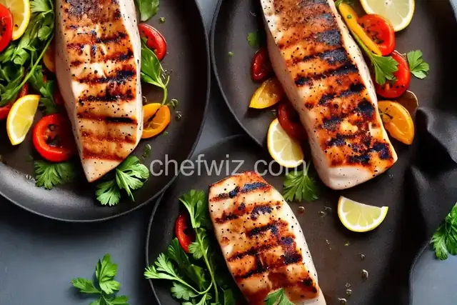 Grilled Stuffed Swordfish