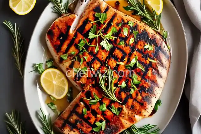Grilled Swordfish with Rosemary