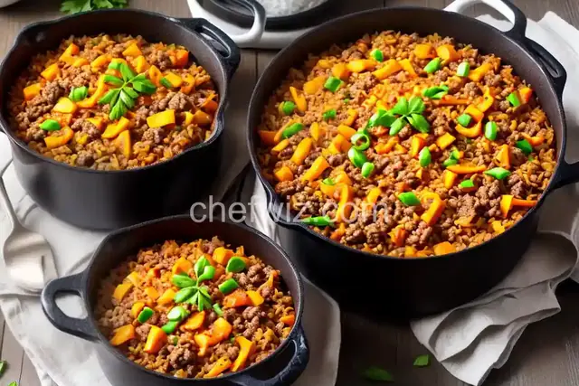 Ground Beef Casserole with Rice