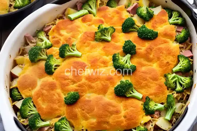 Ham, Potato and Broccoli Casserole
