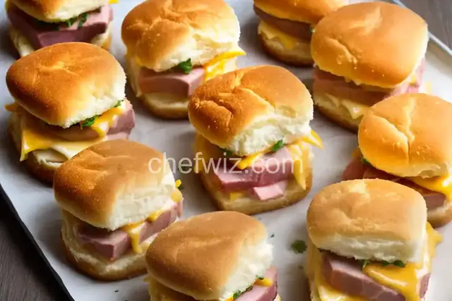 Ham and Cheese Sliders