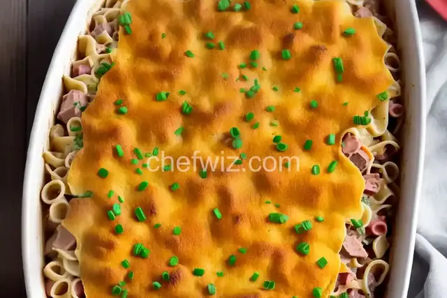 Ham and Noodle Casserole
