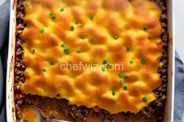 Hamburger Potato Casserole