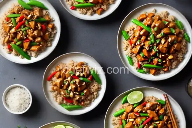 Healthier Kung Pao Chicken