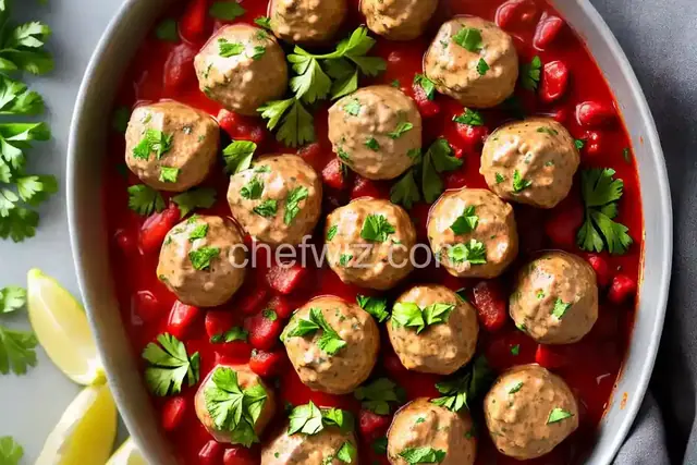 Healthier Swedish Meatballs