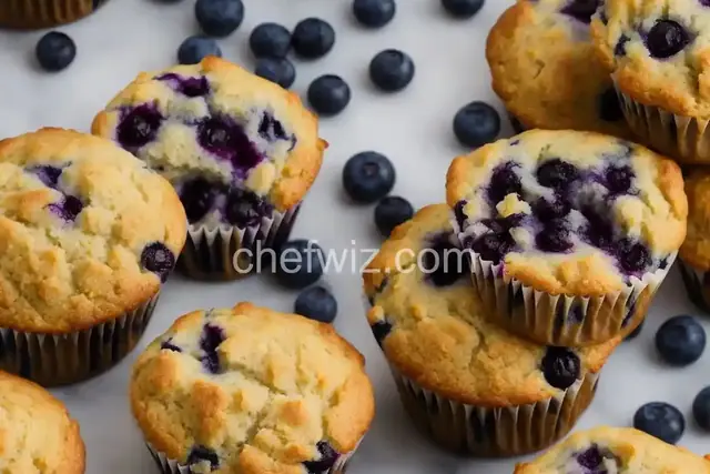 Healthy Blueberry Muffins