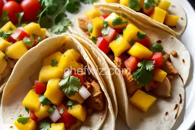 Healthy Fish Tacos with Mango Salsa