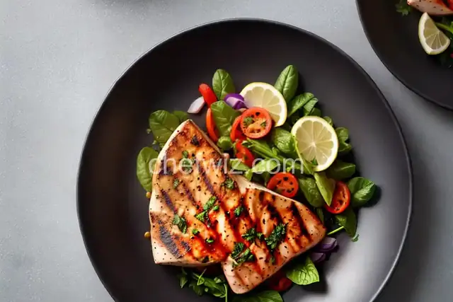 Herb-Marinated Grilled Swordfish