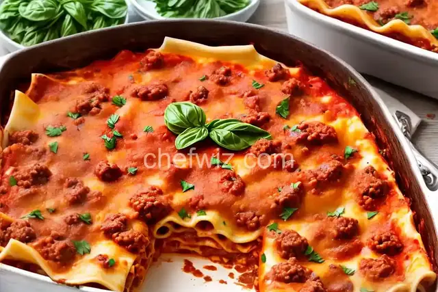 Homemade Lasagna