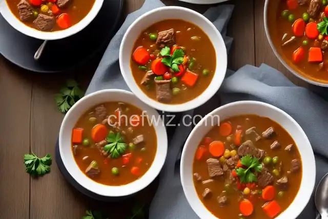 Homemade Vegetable Beef Soup