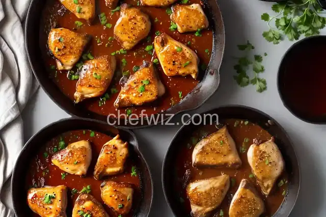 Honey Garlic Chicken Thighs