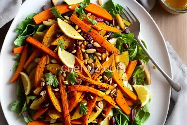 Honey-Lemon Roasted Carrot Salad