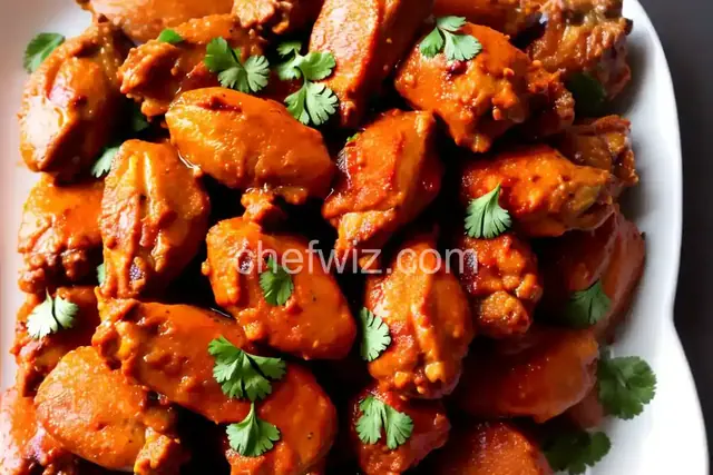 Indian Masala Chicken Wings