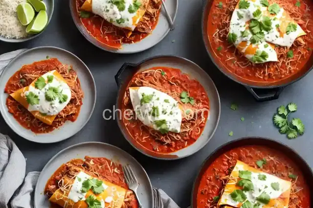 Instant Pot Chicken Enchiladas