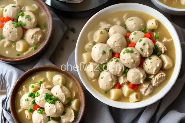 Instant Pot Chicken and Dumplings