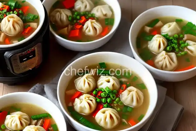 Instant Pot Dumpling Soup